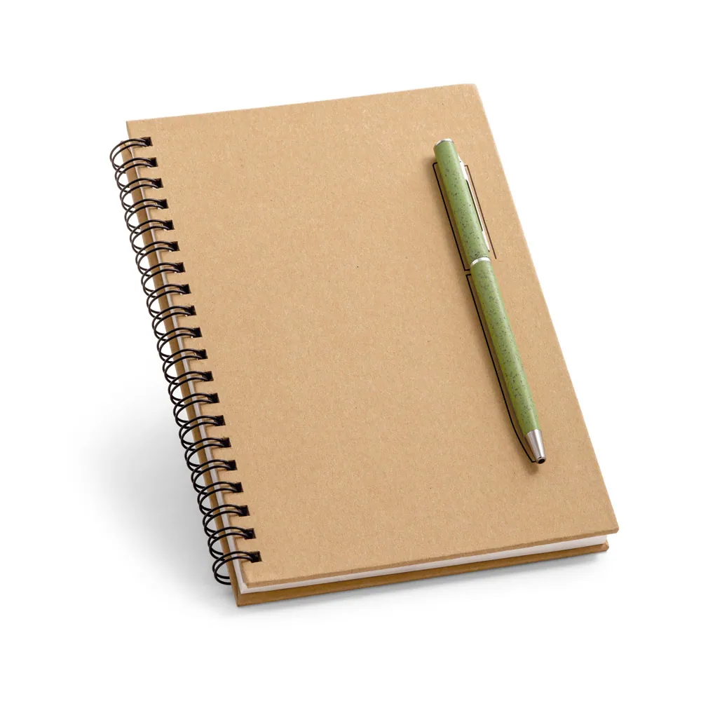ROCK. Caderno B6 de capa dura em papel kraft (120 g/m²), com páginas lisas - Thumbnail 2