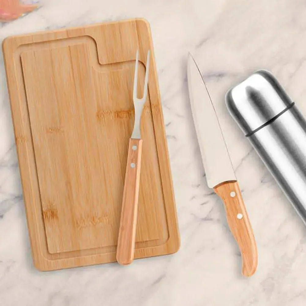 Kit Para Churrasco Com Garrafa Térmica - 5 Pçs - Thumbnail 2
