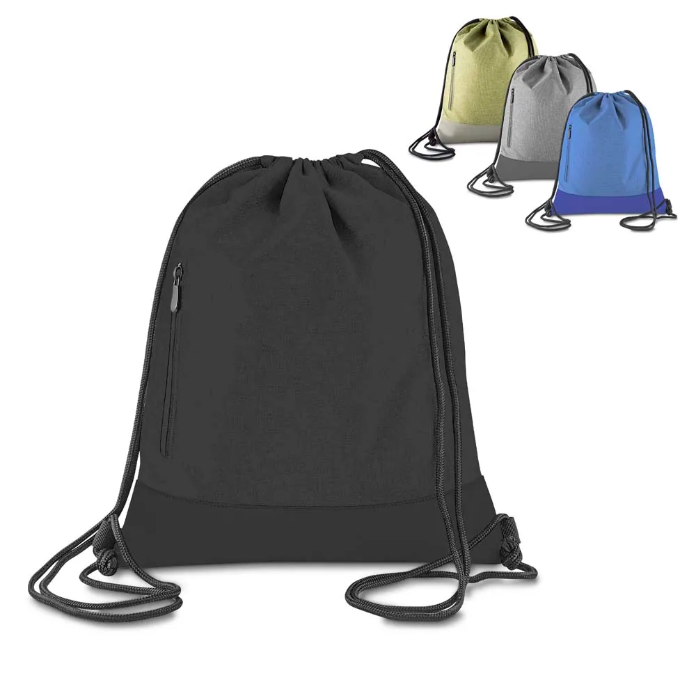 Sacola/Mochila Poliéster 210D e PU (43x35cm)