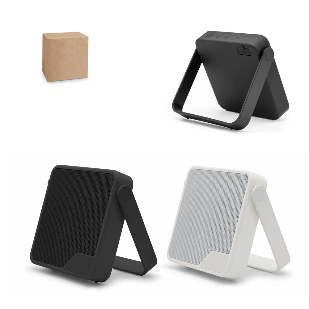 DIPSTER. Coluna portátil com proteção à prova d'água (IPX7) e autonomia de 11h (1.800 mAh), em ABS 100% reciclado