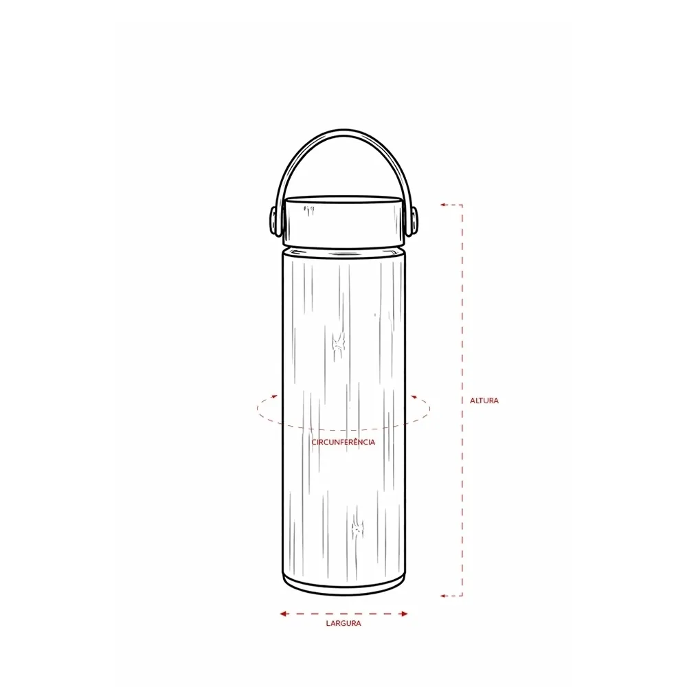 Garrafa Térmica Bambu 400ml - Thumbnail 9