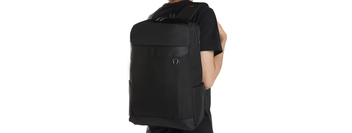 Mochila Em Polyester/Pu - Premium - 20L - Preta - Thumbnail 18
