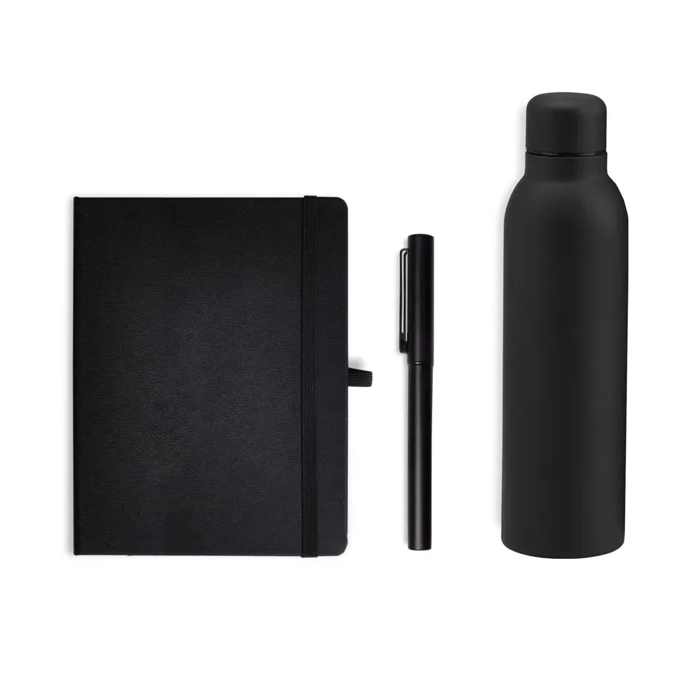 Kit Garrafa, Caderno E Caneta - 3 Pçs - Thumbnail 2