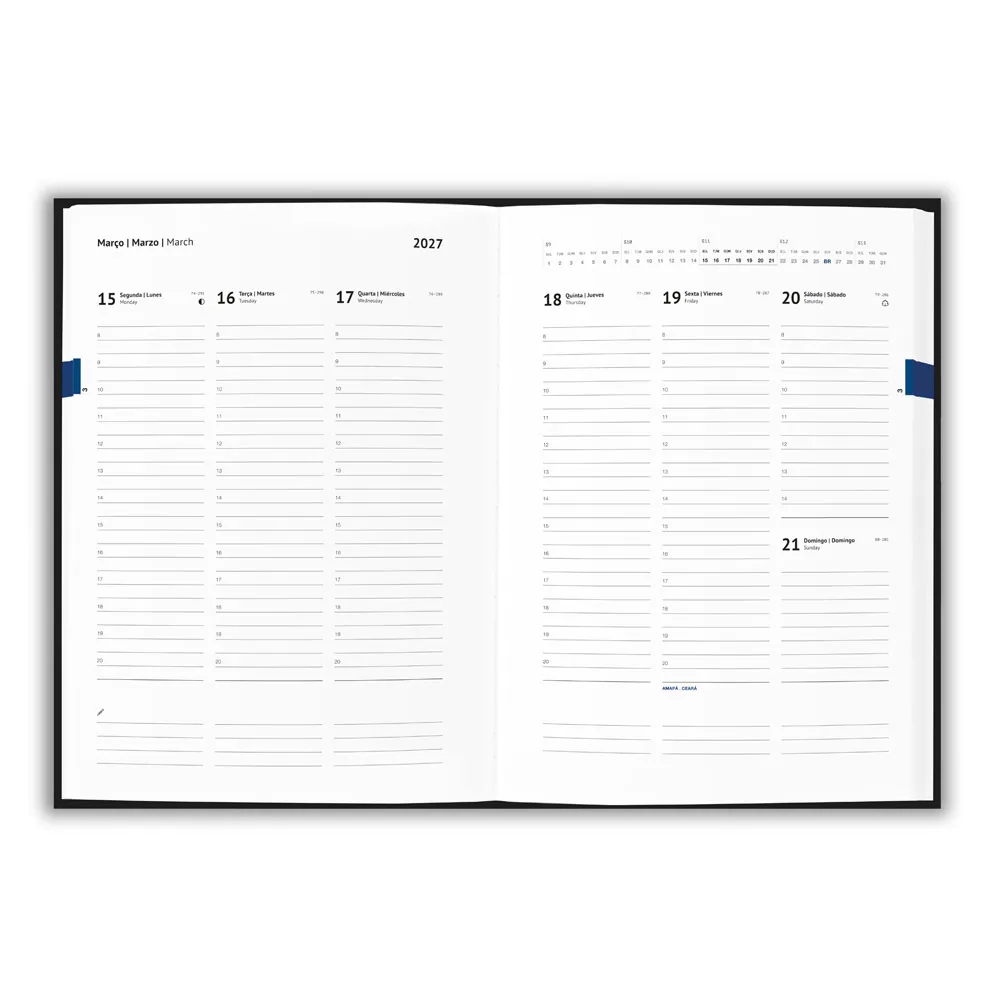 TAGORE B5. Agenda B5 em pele reciclada - Thumbnail 8