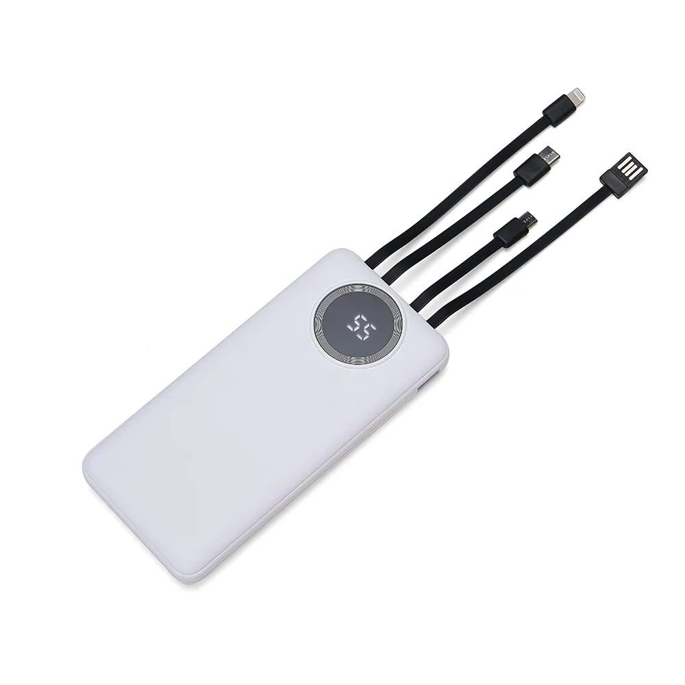 Power Bank 10.000mAh com Lanterna e Multissaídas - Thumbnail 2