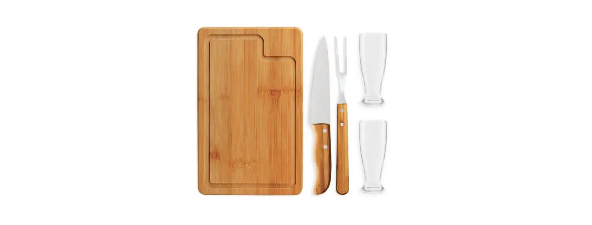 Kit Para Churrasco Com Copos - 5 Pçs - Thumbnail 2