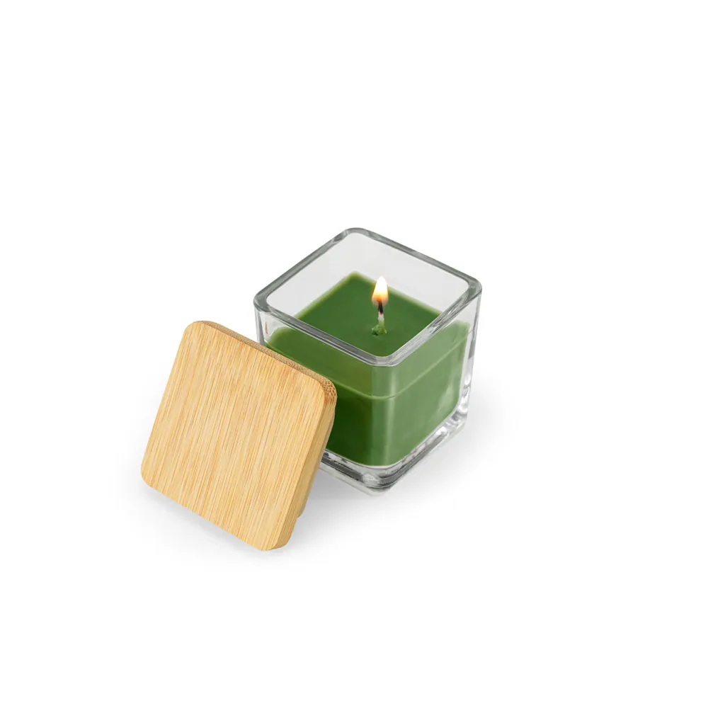 ESSENCE. Vela aromática, de 50 g., em copo de vidro com tampa em bambu - Thumbnail 12