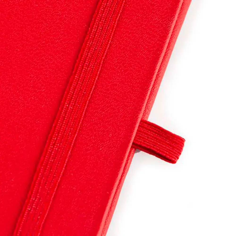 Caderneta C/ Pauta Vermelho - 14X21 Cm - Thumbnail 2
