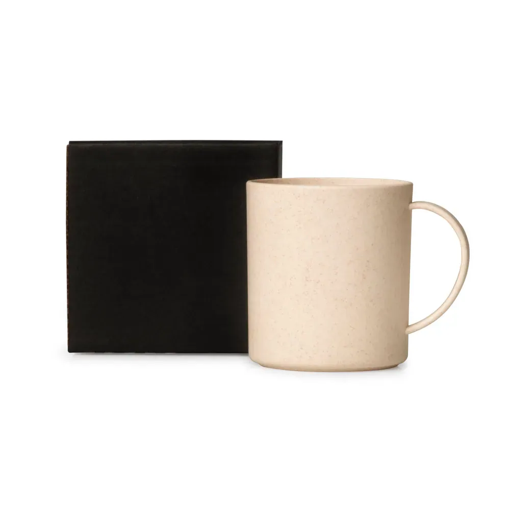 Caneca Em Fibra De Bambu Com Caixa - 350 Ml