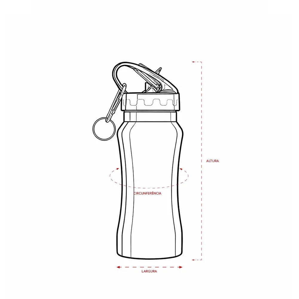 Squeeze Inox 500ml - Thumbnail 6