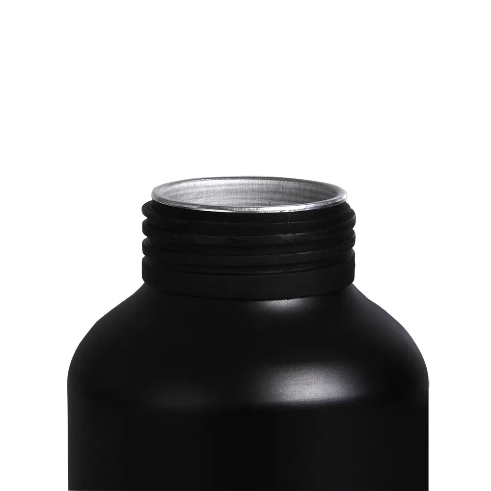 Garrafa Em Alumínio Preto - 600 Ml - Thumbnail 4
