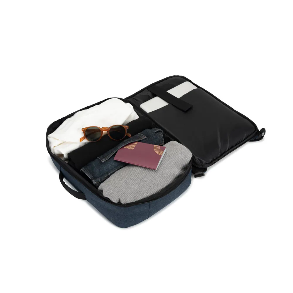 NIAMEY. Mochila para notebook (15.6") em poliéster reciclado 300D de alta densidade (15 L) - Thumbnail 7