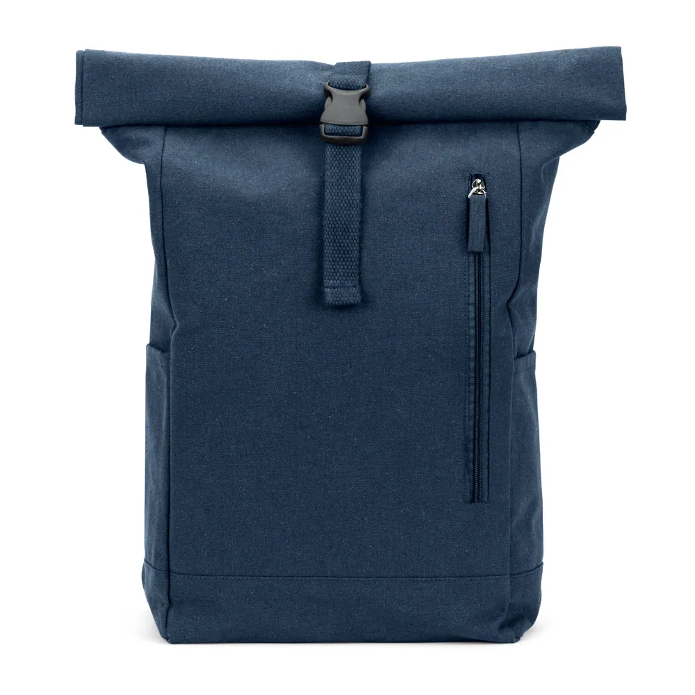 SAINT. Mochila "roll top" em algodão reciclado e poliéster reciclado (380 g/m²) - Thumbnail 4