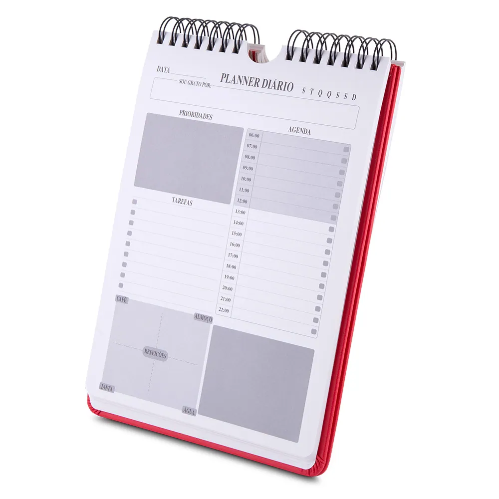 Caderno A5 Planner com capa em PU - Thumbnail 8