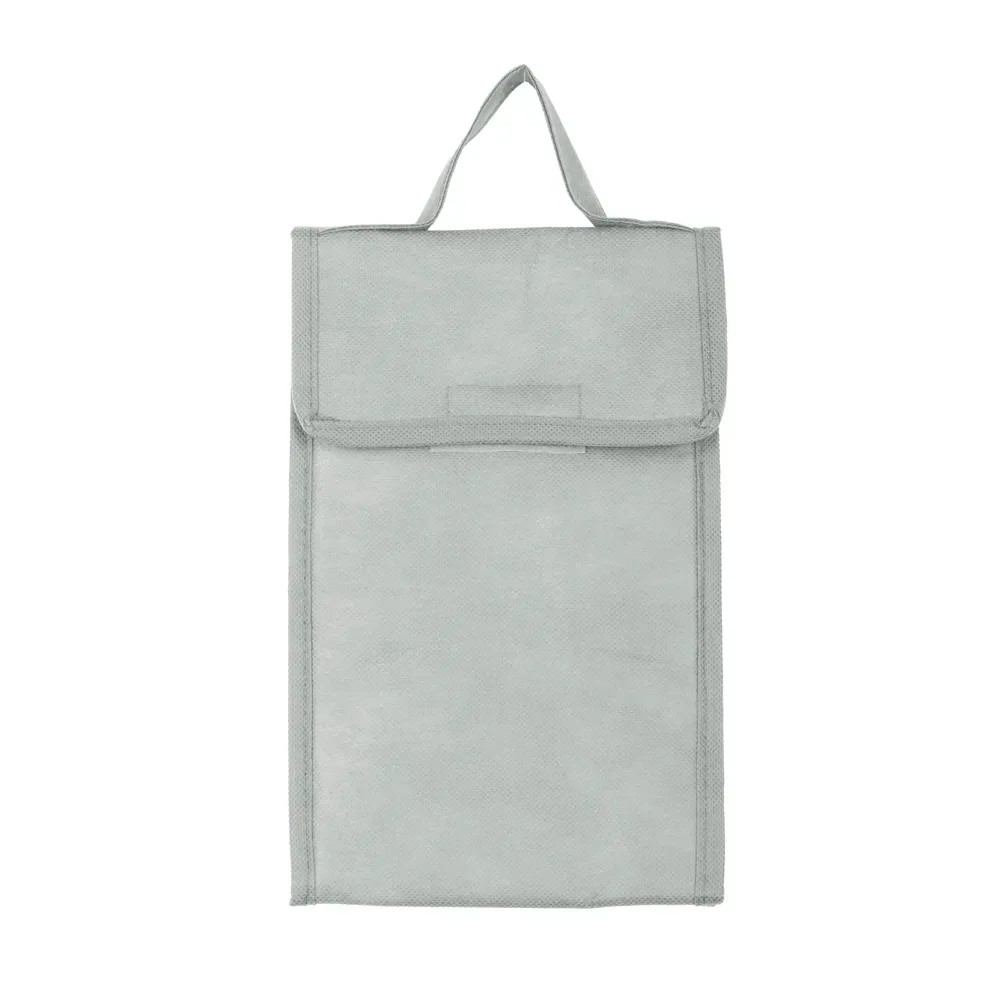 Bolsa Térmica Em Tnt 80G/M² - Cinza - 27X17X10,5 Cm - Thumbnail 2