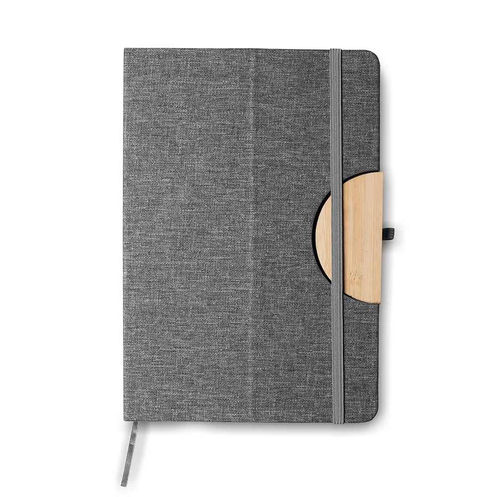 Caderno A5 Capa em RPET e detalhe em Bambu - Thumbnail 8