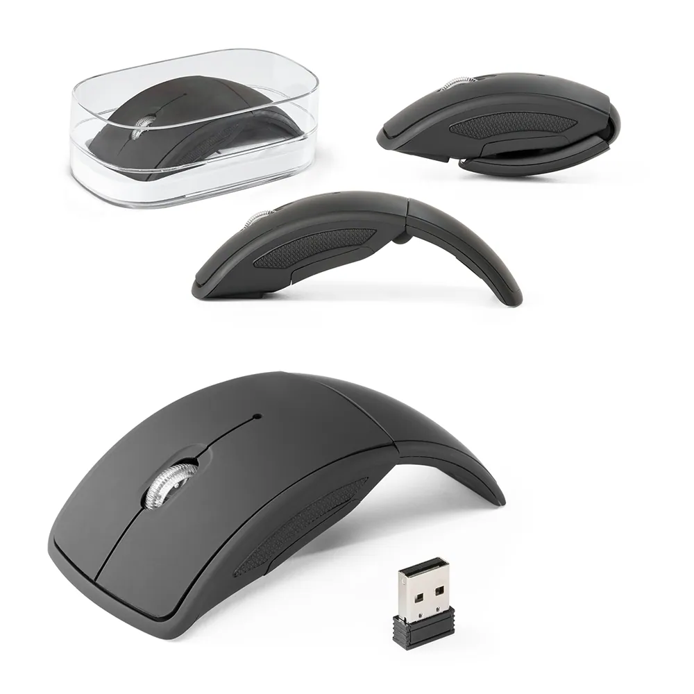 ALENCAR. Mouse wireless dobrável 2.4G. em ABS - Thumbnail 2