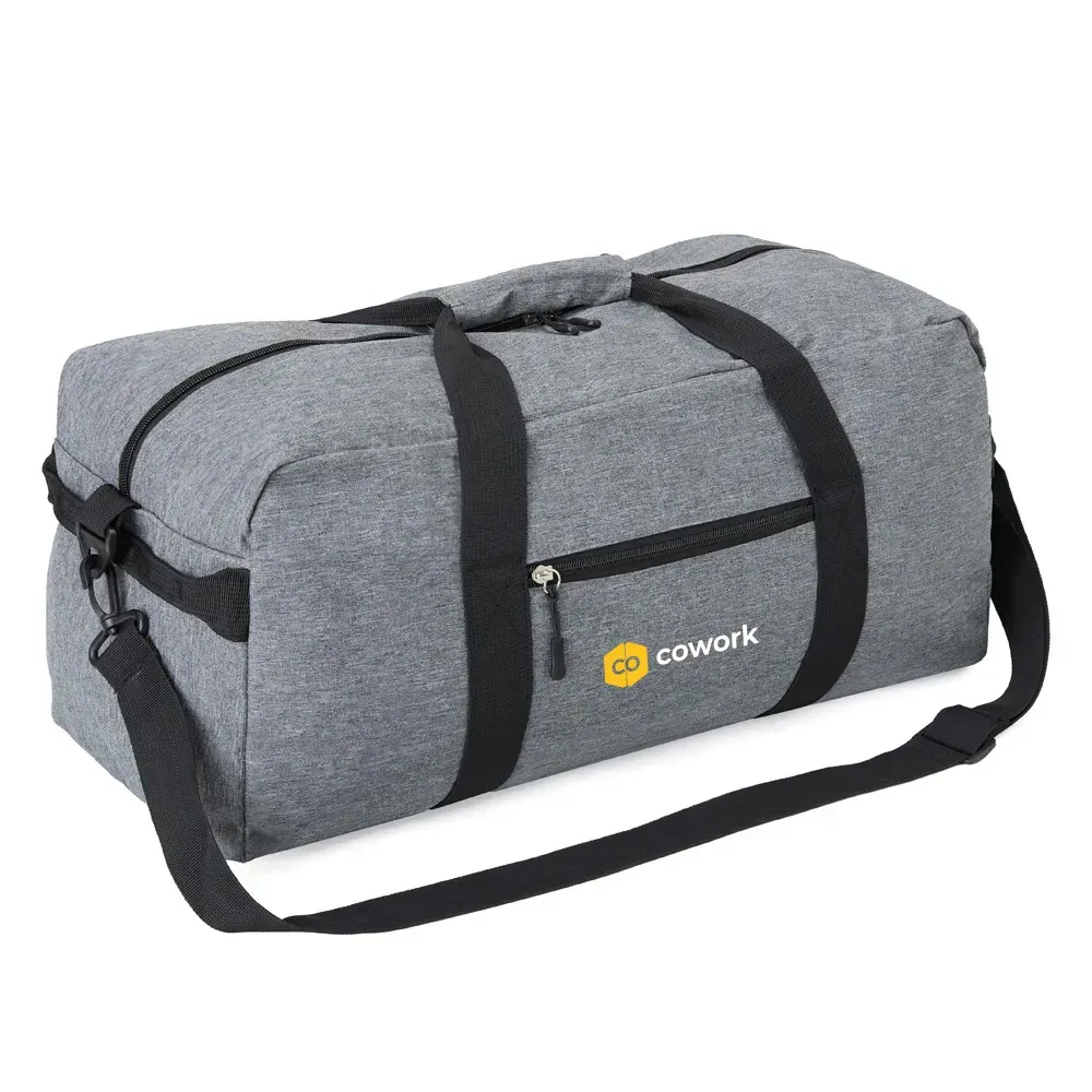 Mala Esportiva Em Polyester 300D - Melange Cinza - 31L - Thumbnail 9