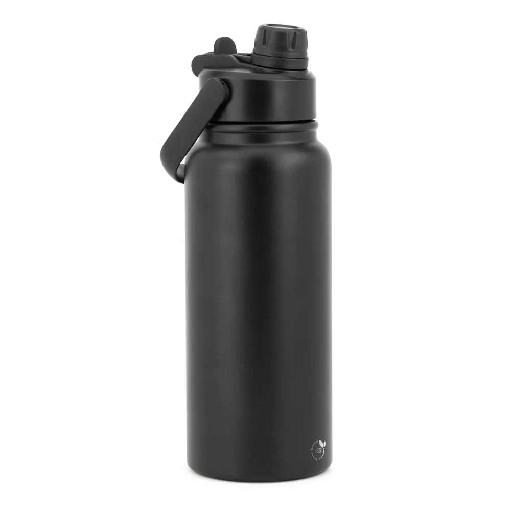 ALCARAZ. Garrafa em aço inox 90% reciclado, com parede dupla isolada a vácuo (830 mL) - Thumbnail 7