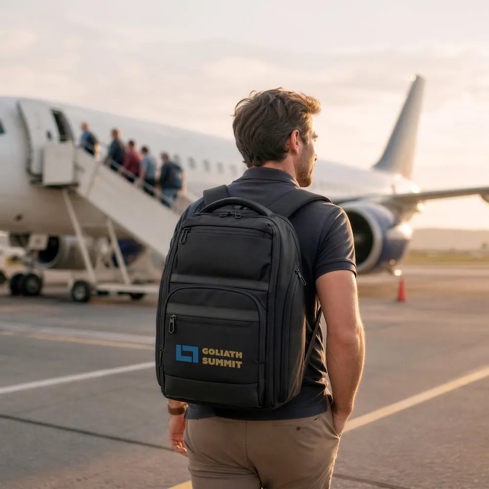 WILMINGTON. Mochila para notebook (17.3") com compartimento para organizar e transportar roupas em viagens (24L) - Thumbnail 12