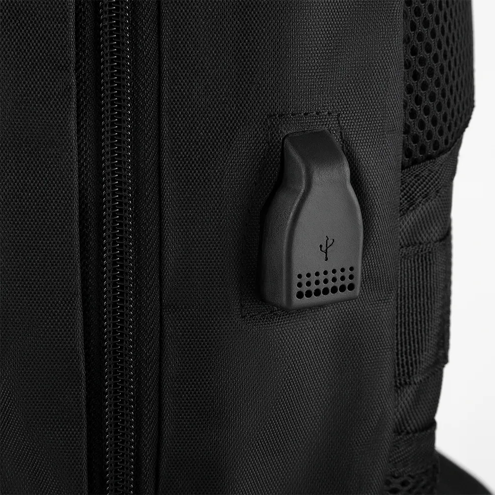 Mochila para Notebook em Poliéster e PU - Thumbnail 7