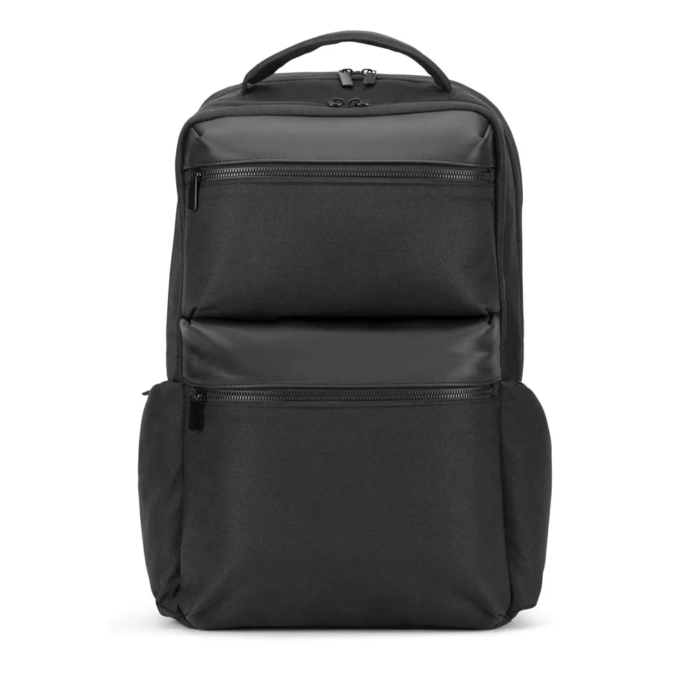 COPENHAGEN. Mochila em twill reciclado resistente à água com dois bolsos frontais de grande dimensão (17.3") - Thumbnail 2