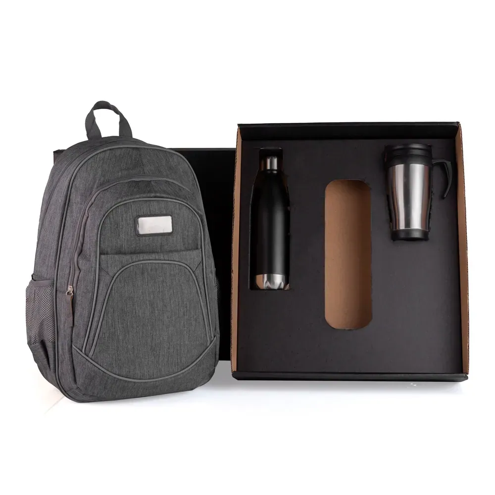 Conj. Mochila, Garrafa E Caneca - 3 Peças