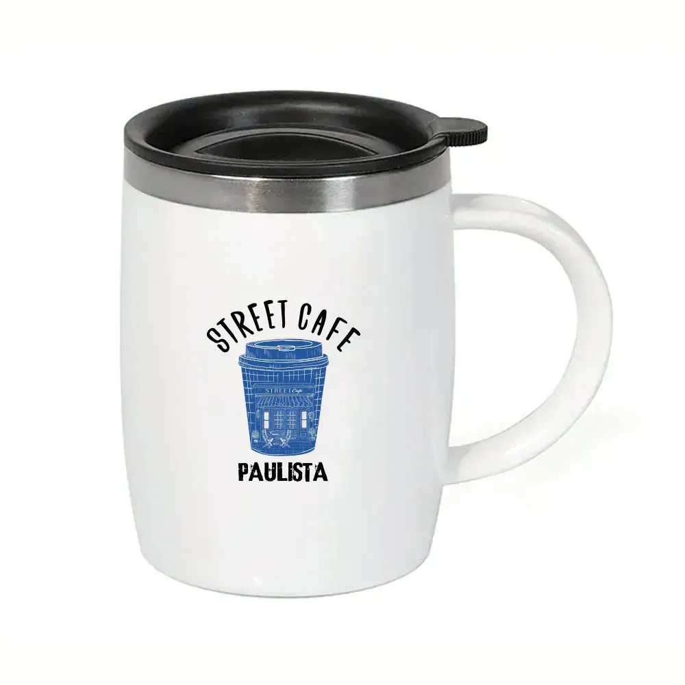 Caneca Em Aço Inox / Poliestireno - 400 Ml - Thumbnail 7