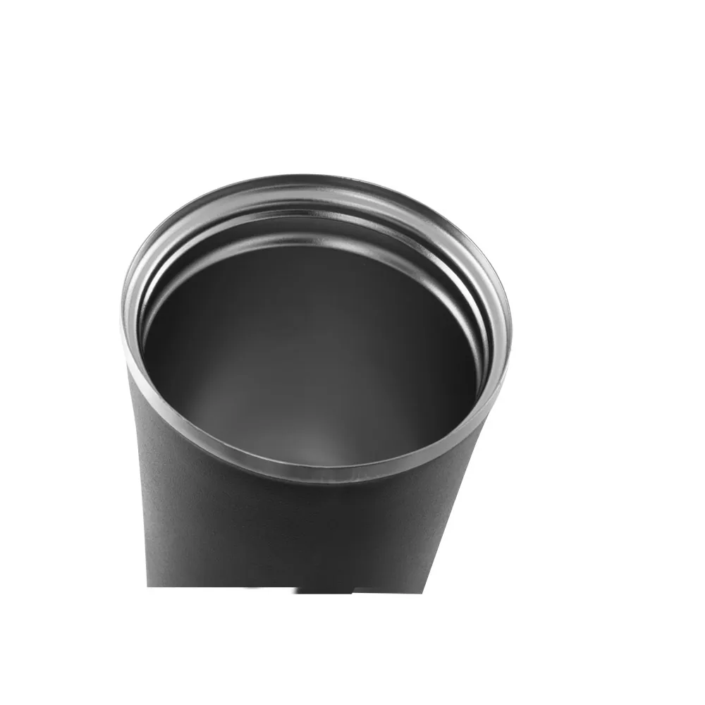 PHELPS. Copo de viagem térmico em aço inox e PP, de parede dupla isolada a vácuo (470 mL) - Thumbnail 3