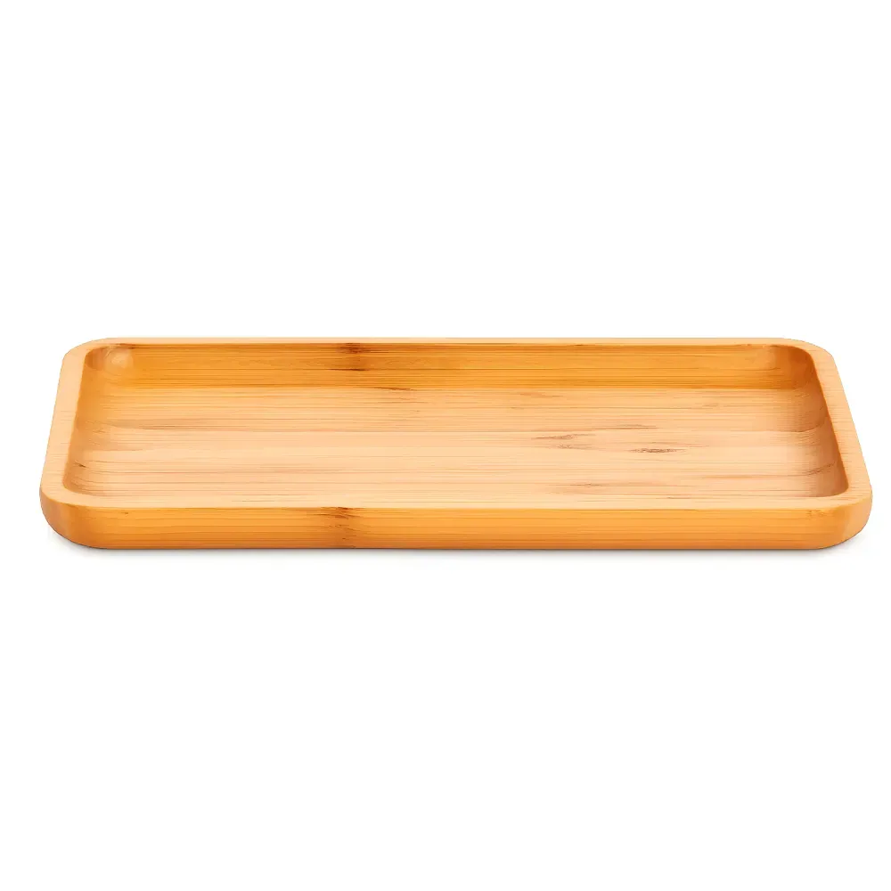 Bandeja Em Bambu Para Servir - 28X20Cm - Thumbnail 2