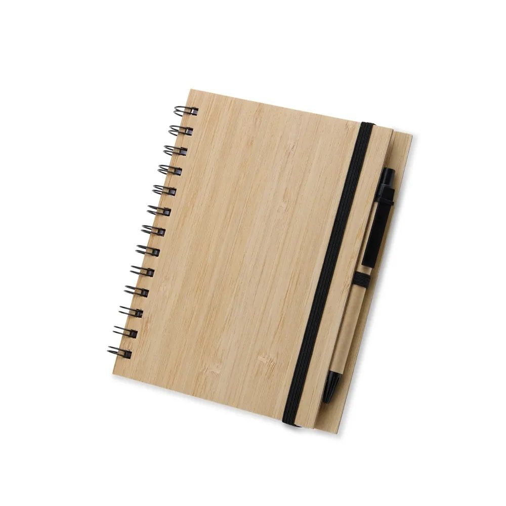 Caderno de Papelão com Caneta