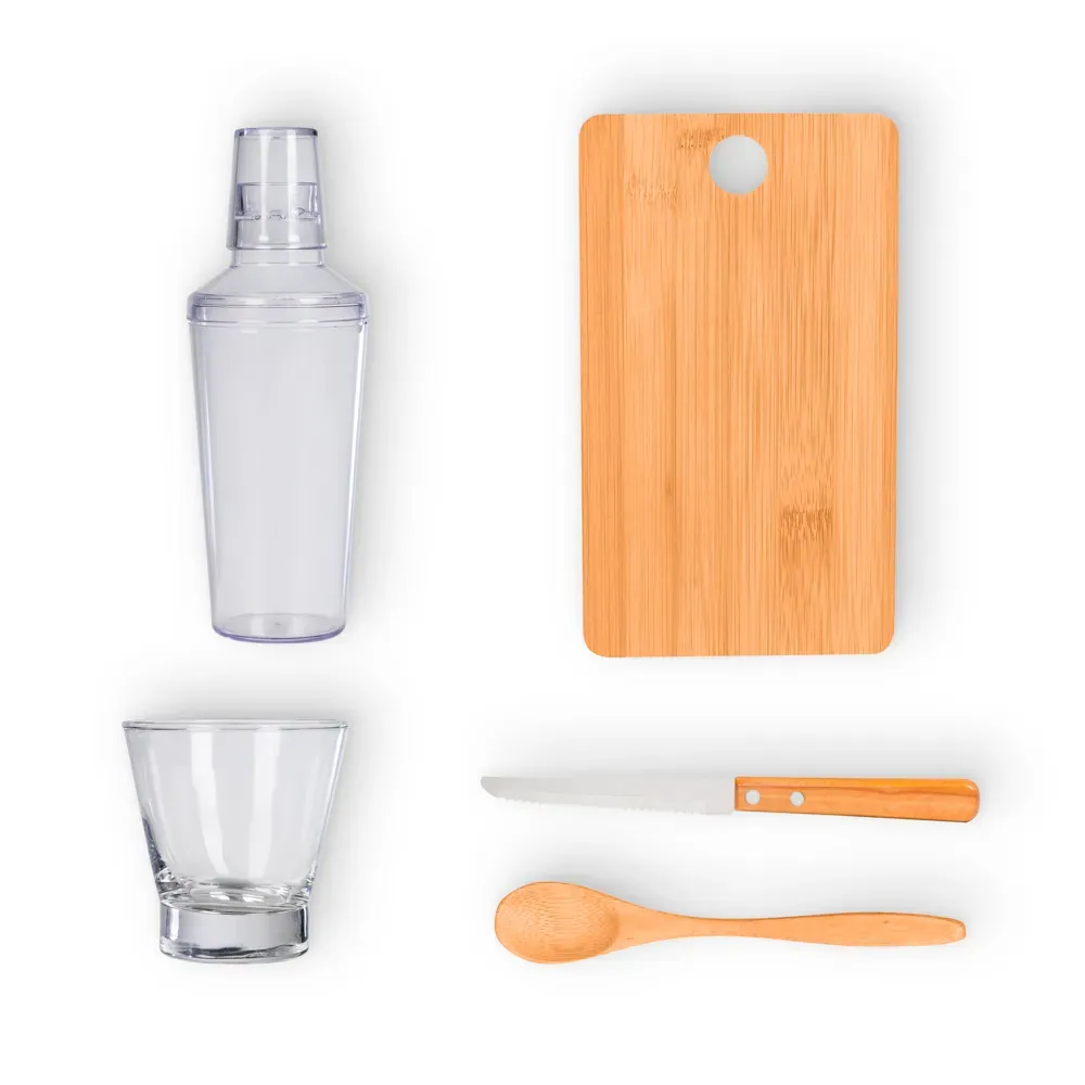 Kit Para Caipirinha Com Coqueteleira - 5 Pçs - Thumbnail 3