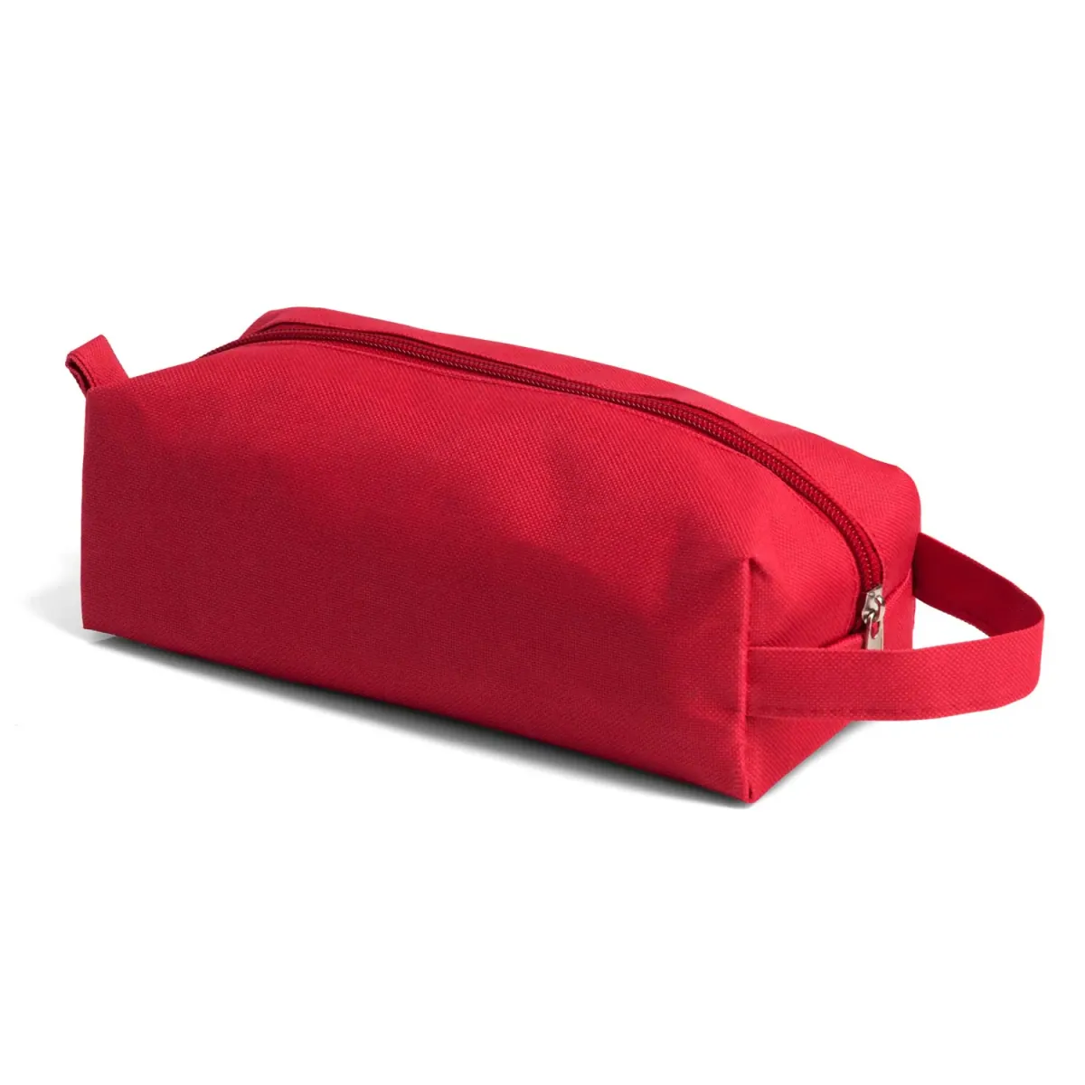 Necessaire Em Nylon 600 Com Alça - Vermelha - Thumbnail 4