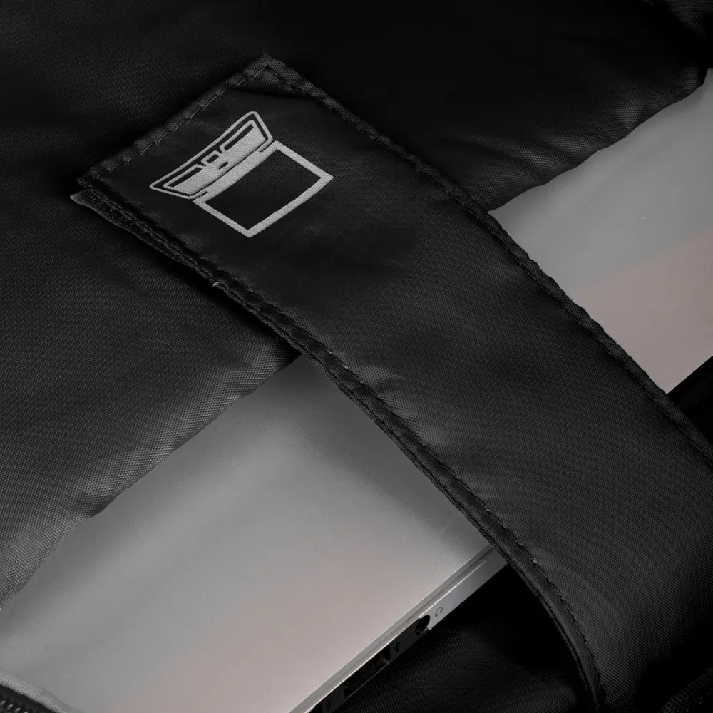 Mochila para notebook em Poliéster 600D e PU - Thumbnail 6