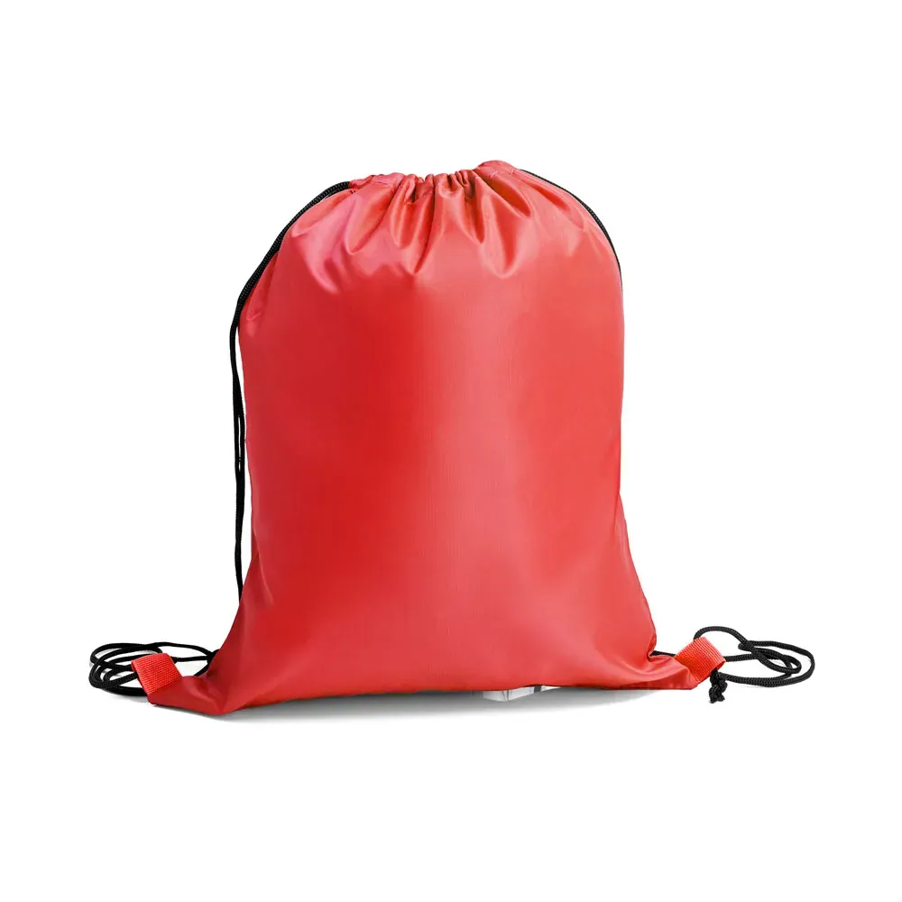 Mochila Sacola Em Nylon 420 - Vermelho - 40X33Cm - Thumbnail 2
