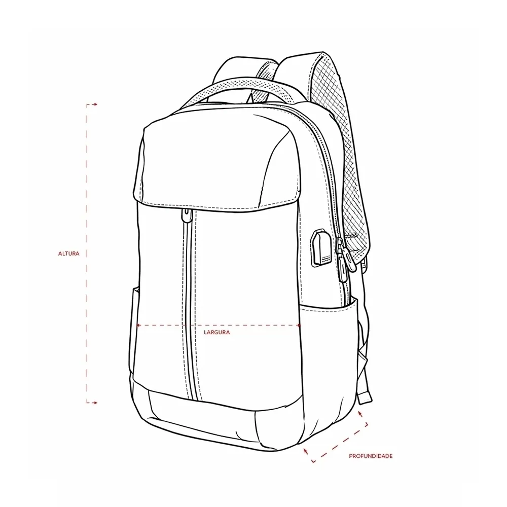 Mochila Poliéster 20L - Thumbnail 8