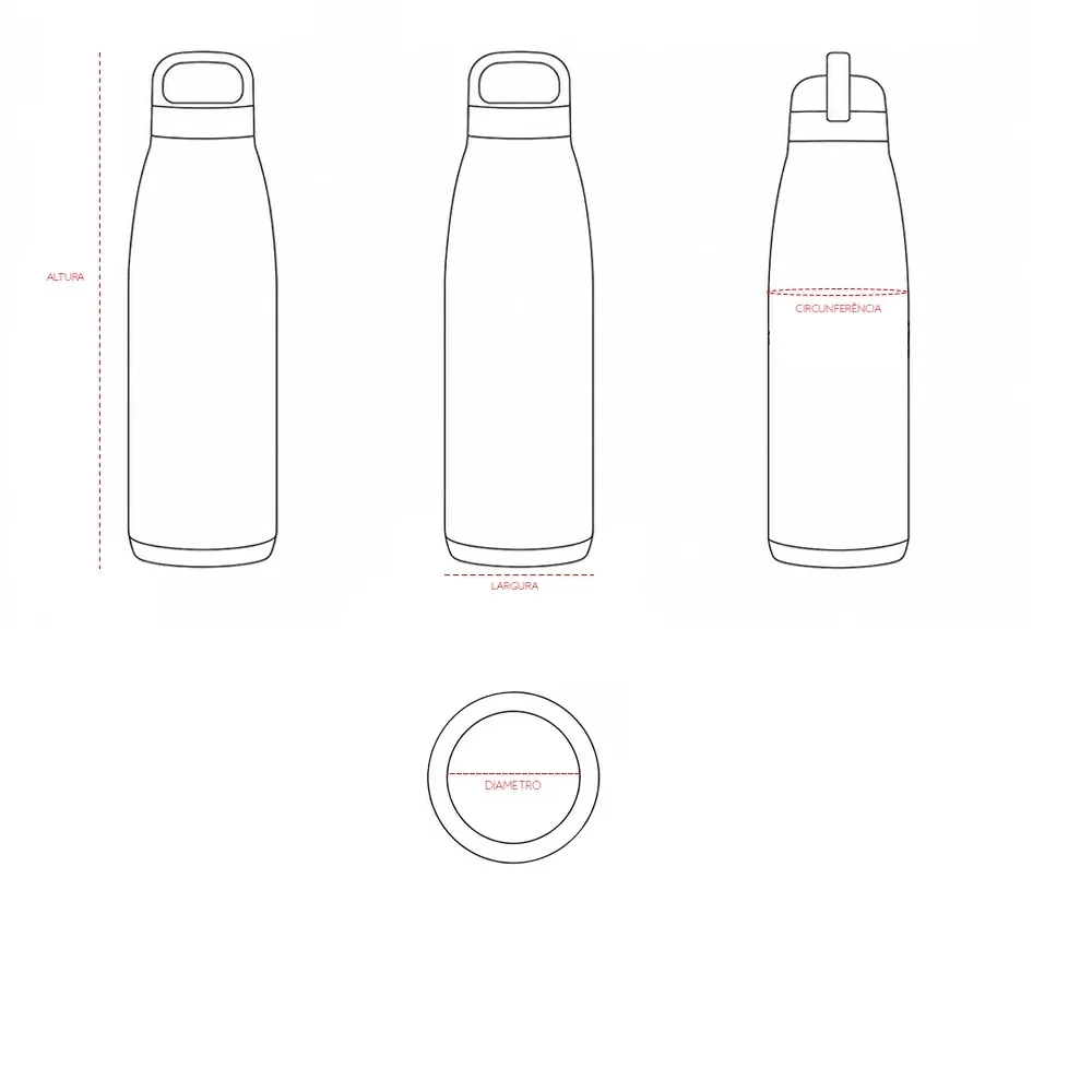 Garrafa Térmica 750ml - Thumbnail 8