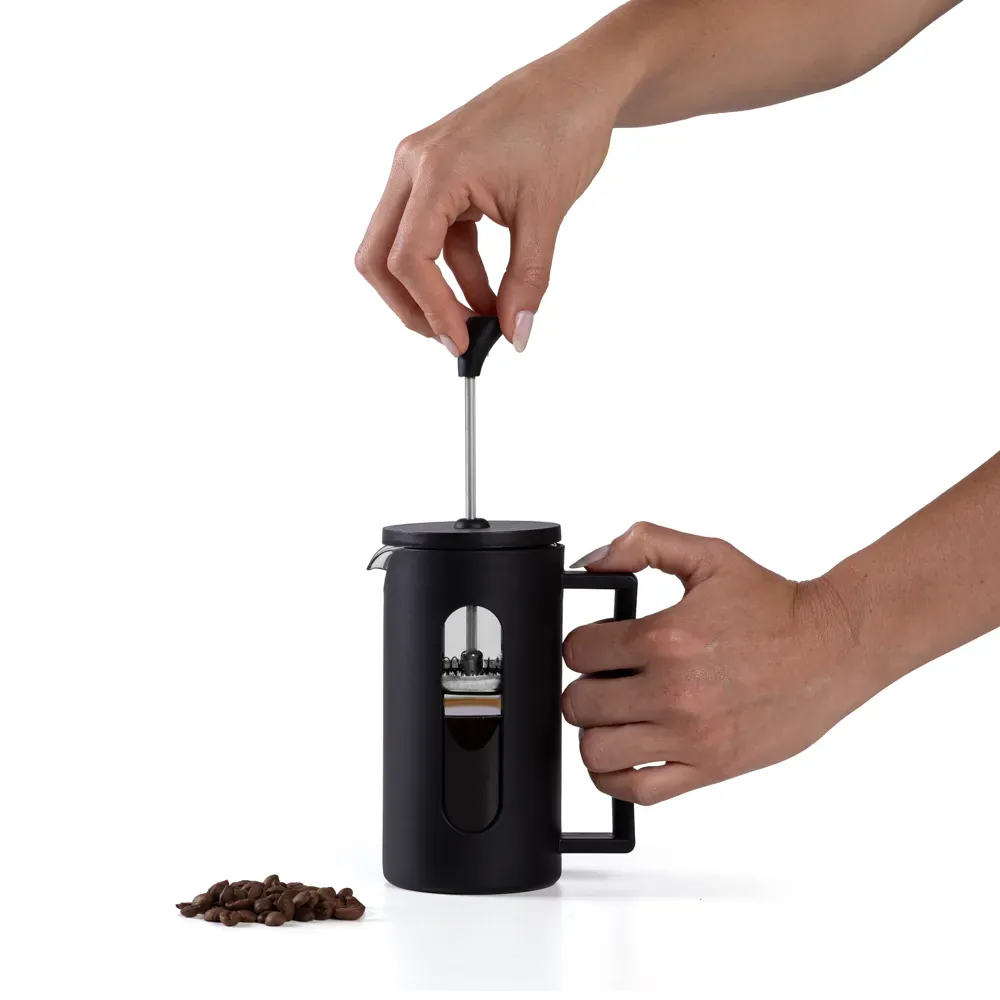 Cafeteira Prensa Francesa Em Vidro / Pp - 350Ml - Thumbnail 7