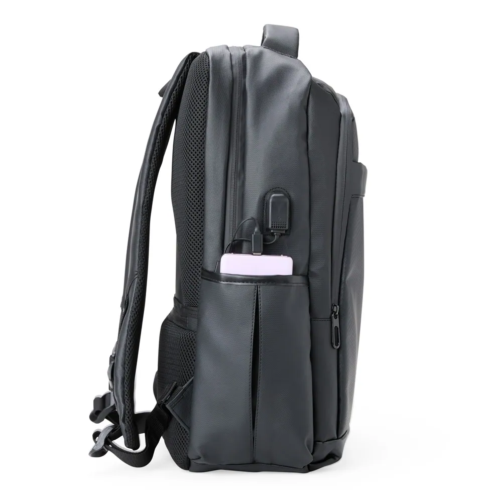 Mochila Couro Sintético USB 26L - Thumbnail 4
