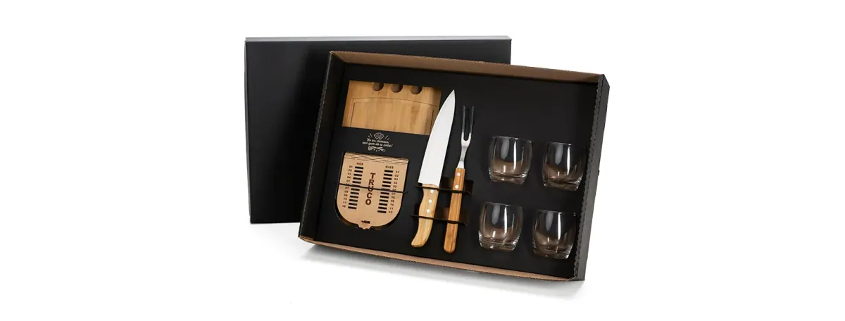 Kit Churrasco, Whisky E Truco - 8 Pçs - C/ Jogo De Baralho - Thumbnail 3
