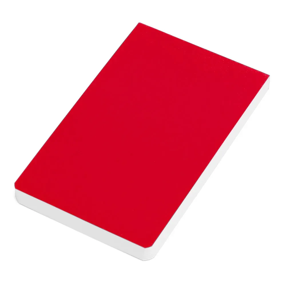 Bloco Para Anotações Simples - Vermelho - 100 Fls - Thumbnail 3