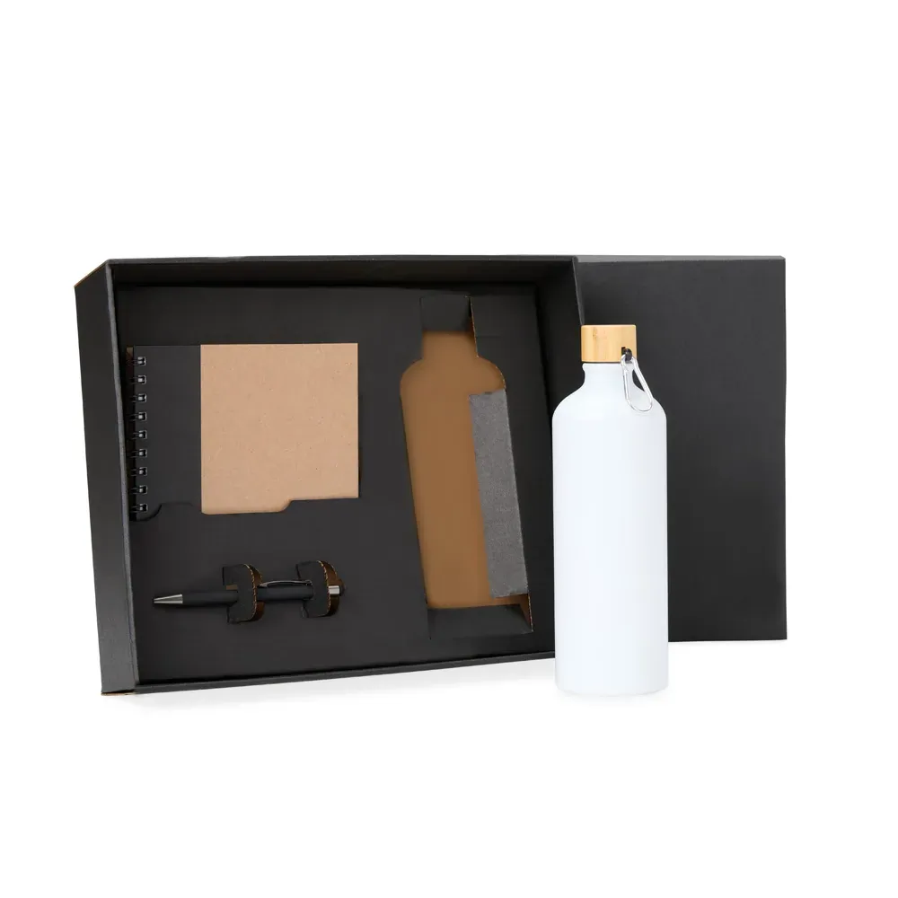 Kit Garrafa, Caderno E Caneta - 3 Pçs - Thumbnail 2