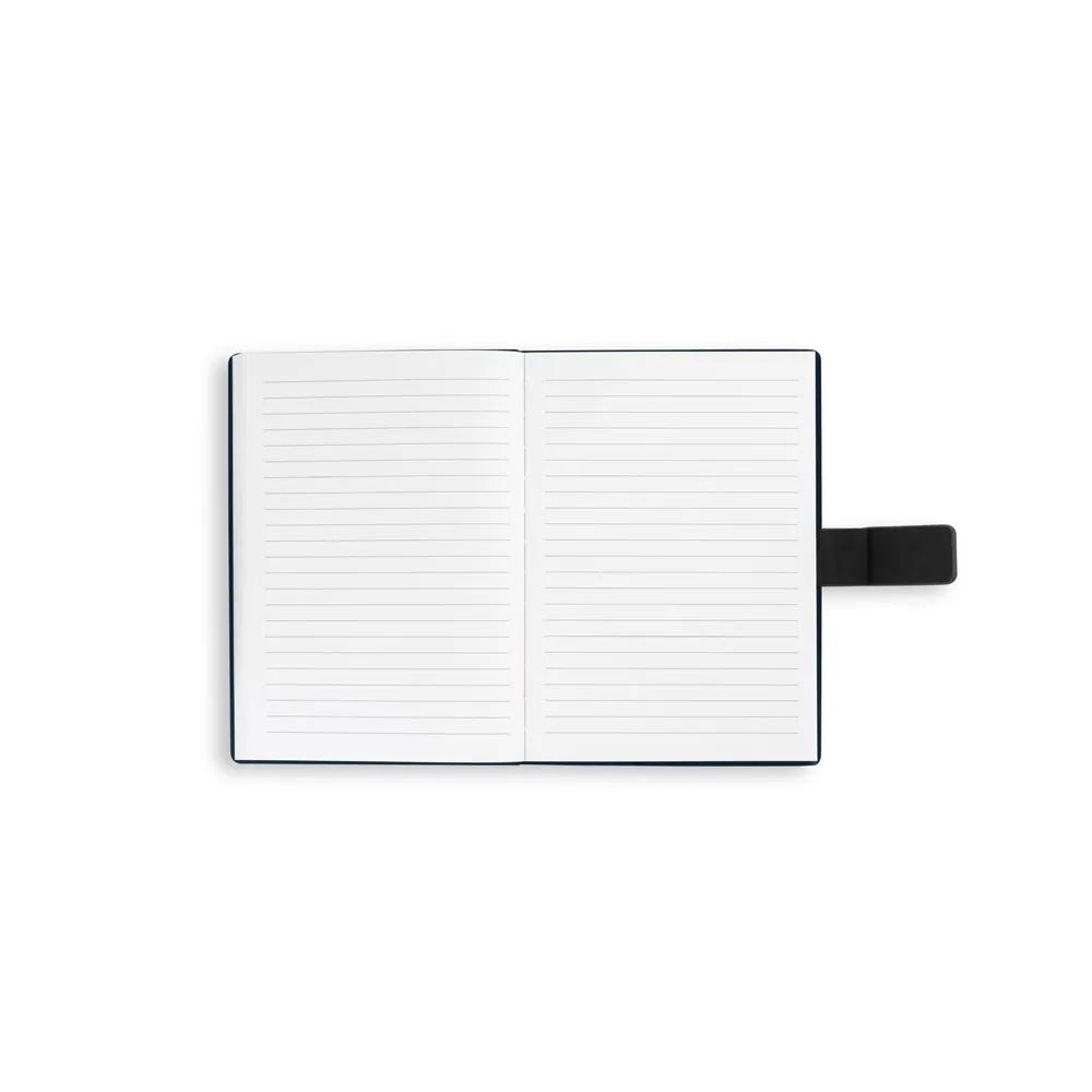 HILST. Caderno A5 com capa dura em 80% materiais reciclados estruturado em duas partes: páginas pautadas e páginas lisas - Thumbnail 8