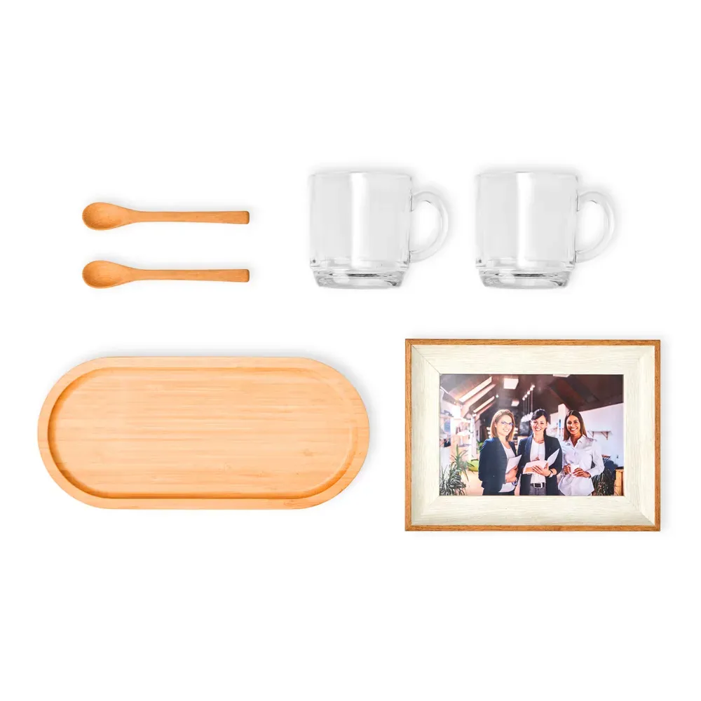 Kit Para Café/Chá E Porta Retrato - 6 Pçs - Thumbnail 3