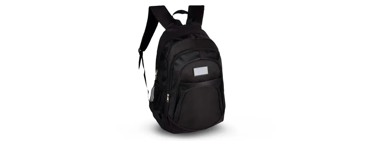 Mochila Preta Em Polyester 1680D / 600D - Thumbnail 6