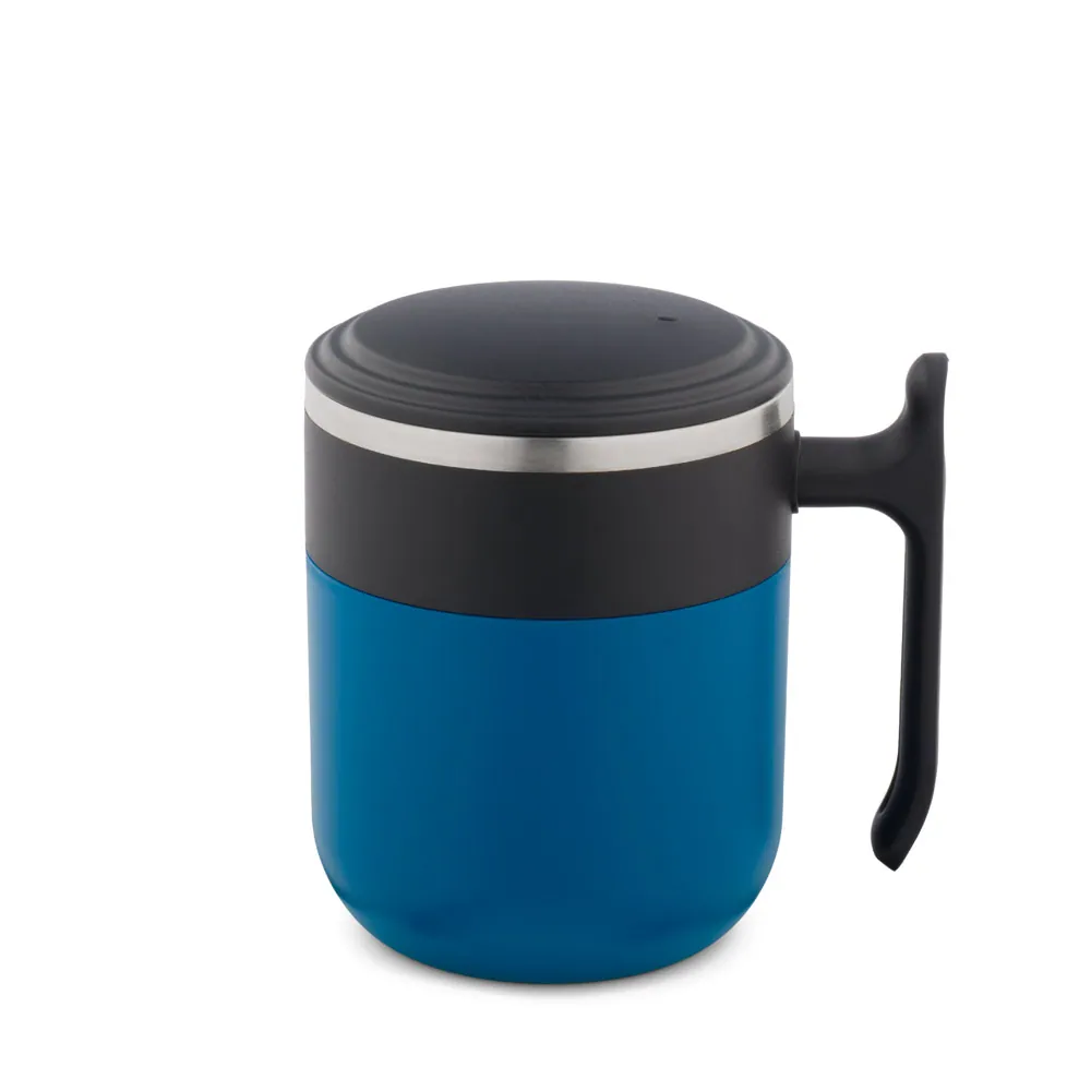 MALDINI. Caneca de viagem com parede interior em aço inox e acabamento mate 400 mL - Thumbnail 2