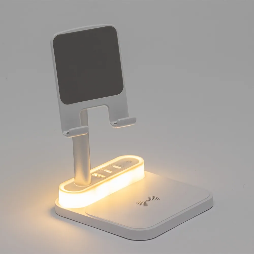 Base de Carregamento com Suporte Celular e Luminária - Thumbnail 5