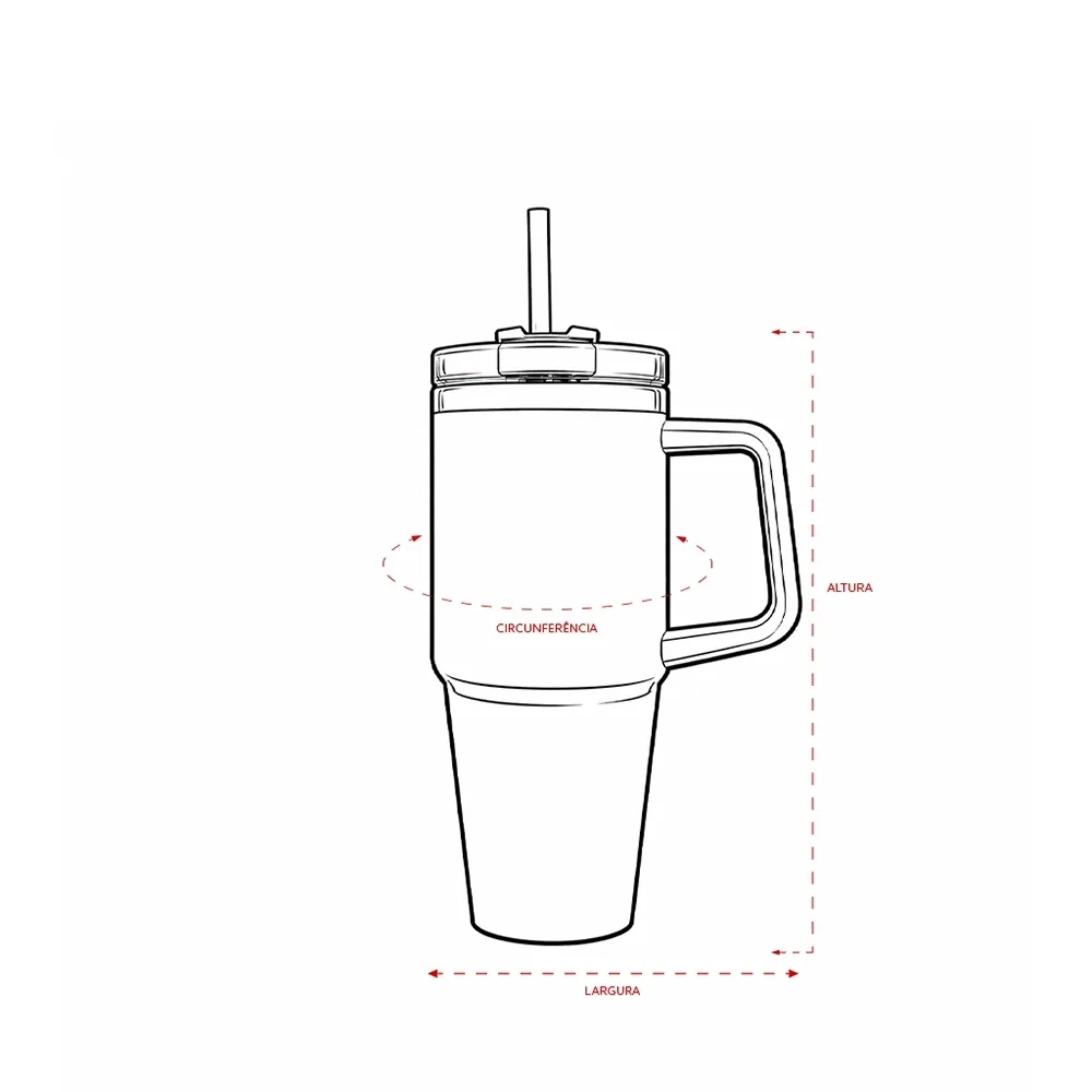 Caneca Térmica 900ml - Thumbnail 7
