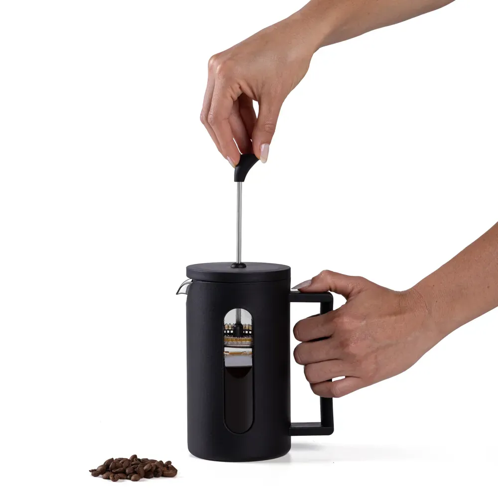 Cafeteira Prensa Francesa Em Vidro / Pp - 600Ml - Thumbnail 7