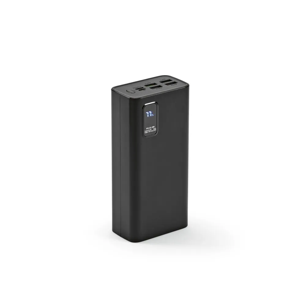 GURDON. Bateria portátil em ABS 100% reciclado (30.000 mAh) - Thumbnail 4